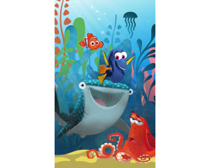 Fototapete Finding Dory mit farbenfrohen Meeresszenen, ideal für das Kinderzimmer.