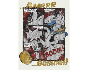 Mickey's Great Escape ist eine Fototapete, die Mickey in Aktion zeigt und sich perfekt für ein Zimmer mit Disney-Thema eignet.