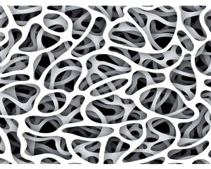 Fototapete 3D Kunstwerk in schwarz und weiß