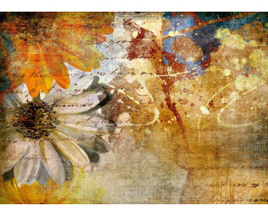 Fototapete Abstraktes Blumendesign