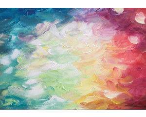 Abstrakte Malerei im künstlerischen Stil auf Fototapete.