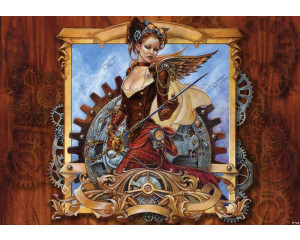 Femme fatale alchemy, Fototapete einer Frau mit einem vom Steam-Punk inspirierten Look.