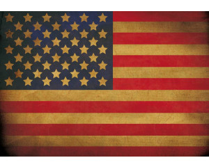 Fototapete der amerikanischen Flagge der Vereinigten Staaten.