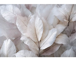 Fotobehang luxe marmer met goud, close-up van witte marmerstructuur met glanzende goudaderen.