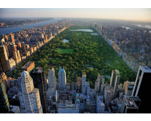 Fototapete des Central Park in New York, mit Blick auf Manhattan.