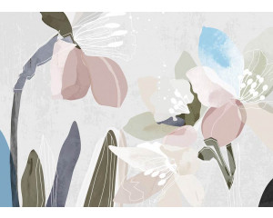 Fototapete Elegante florale Kunst