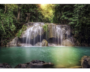 Fototapete Erawan-Wasserfall, Thailand