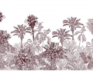 Fototapete Palmen und Dschungelpflanzen