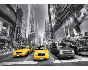 Fototapete Gelbe Taxis am Times Square