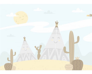 Happy Village Fototapete