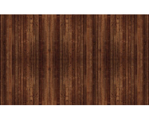 Fototapete aus Holzdielen mit einem abstrakten Kunstmuster, ideal für einen warmen, rustikalen Raum.