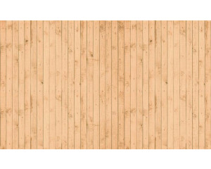 Holzregale Fototapete, perfekt für ein rustikales Schlafzimmer oder Büro mit einer braunen Wand.