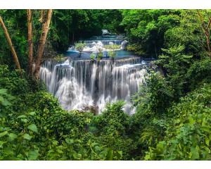 Fototapete Huai Mae Khamin Wasserfall
