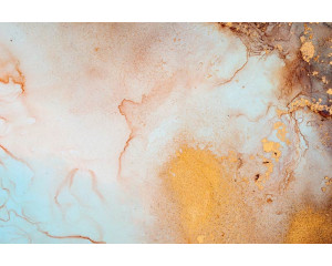 Marmorkunst-Fototapete in Rosa- und Goldtönen, die in einem luxuriösen abstrakten Design gehalten ist.