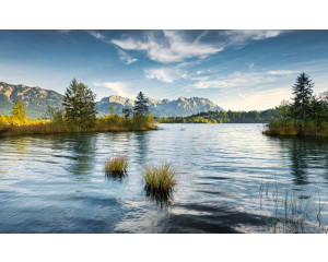 Mehr Landschaft Fototapete in den Alpen, ideal für Naturliebhaber.