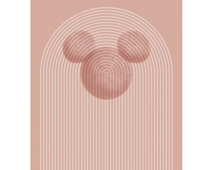 Die Fototapete Mickey Mouse Art zeigt eine künstlerische Darstellung von Mickey Mouse, mit kräftigen Pinselstrichen und leuchtenden Farben.