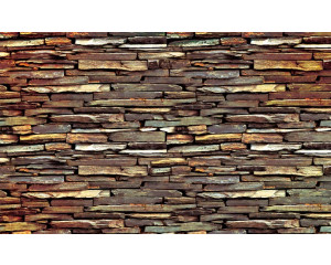 Moderne Steinwand Fototapete, industriell und elegant.