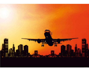 Fototapete Nachtflug