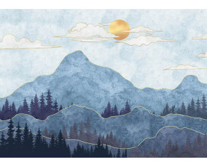 Fototapete Östliche Landschaft