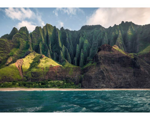 Berglandschaft Fototapete aus einer anderen Welt, ideal für Sci-Fi und Naturliebhaber.