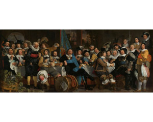 Fototapete der Milizmahlzeit zur Feier des Friedens von Münster.