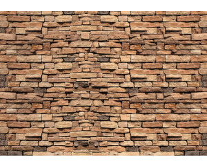 Fototapete einer industriellen Ziegelwand.