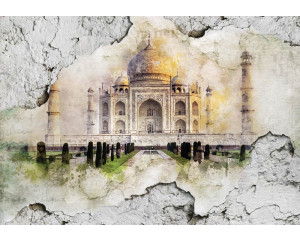 Fototapete des Taj Mahal, beeindruckend und historisch.