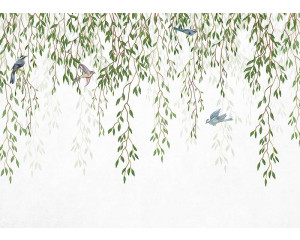 Fototapete Zweige mit Blättern