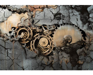 Dinosaurier im Dschungel, Abenteuer-Fototapete für Kinder.