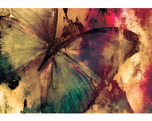 Fototapete einer Schmetterlingsmalerei im künstlerischen Stil.