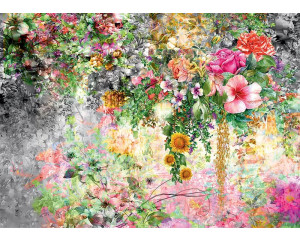 Fototapete Aquarell Floral