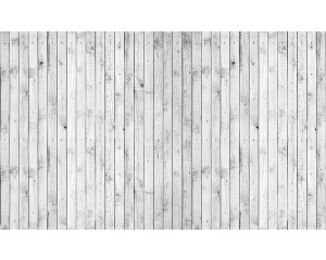 Weiße Holzplanken, Fototapete ideal für ein ruhiges Schlafzimmer oder Büro mit rustikalem Flair.
