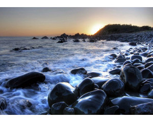 Fototapete Sonnenaufgang am Pebble Beach